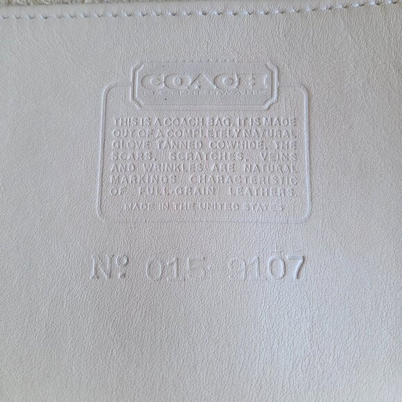 Coach vintage 90's Quinn Convertible Crossbody bag In Bone Color - Picture 3 of 16